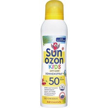 Sunozon Sunozon Güneş Spreyi Çocuklar Için SPF50 Antisand (Kum Tutmayan) Formül 200 ml