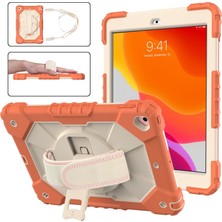 Szykd Ipad Için Robot Kılıfı 10.2 2021 / 2020/2019 Coral Orange Bej (Yurt Dışından)