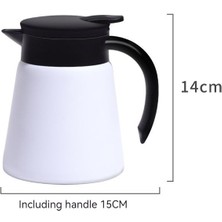 Tulip Kitchenware 304 Paslanmaz Çelik Ev Kahve Siyah Çay Çift Katlı Çelik Termos (Yurt Dışından)