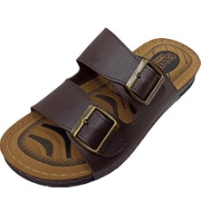 Vizyon 10104 Deri Anatomik Erkek Terlik