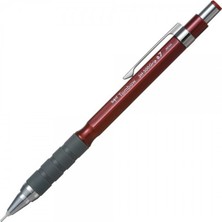Tombow SH-300 Grip Mekanik Kurşun Kalem 0,7 mm Bordo Renkli Ergonomik Tasarım ile