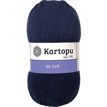 Kartopu Ak-Soft 632 El Örgü Ipi 100 Gr.