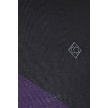 CO Cewo Tricot Rahat Kalıp Yarım Balıkçı Yaka Siyah Yünlü Tasarım Triko