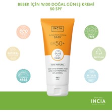 Incia %100 Doğal Bebek Güneş Kremi SPF50+ 50 ml
