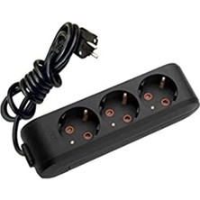 Viko Multi-Let 3lü Topraklı Kablolu Ç.k 5m Siyah Priz