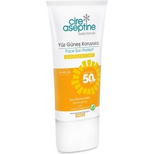 Cire Aseptine Yüz Güneş Koruyucu Kuru ve Normal Ciltler 50SPF 50 ml