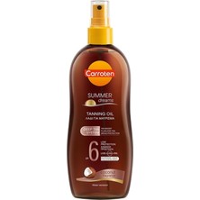 Carroten Summer Dreams Tanning Spf6 Düşük Koruyucu Bronzlaştırıcı Güneş Yağı Sprey 200 ml