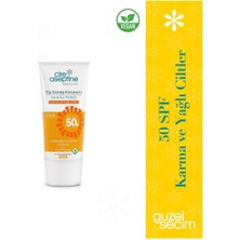 Cire Aseptine Yüz Güneş Koruyucu Karma ve Yağlı Ciltler 50 Spf 50 ml