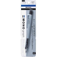 Tombow  Mono Graph Metal Mekanik Kurşun Kalem  0,5 mm  Gümüş