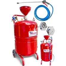 Omax Profesyonel Oto Yıkamacılara Özel 100 Lt Model Köpük Püskürtme  Tankı Kırmızı