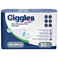 Giggles 90X180 Yatak Koruyucu Örtü 30'lu 1 Paket 30 Adet