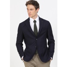 Ramsey Lacivert Comfort Fit %100 Yün Ceket