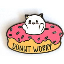 Kagito Donut Worry Broş