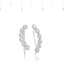 Gumush Gümüş Su Yolu Küpe