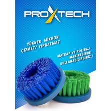 Proxtech 6 Parça Yüksek Mikron Matkaplara Ve Polisajlara Özel Paspas Koltuk Halı Yıkama Fırça Seti