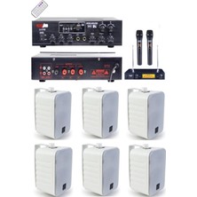 Lastvoice Large Plus Paket-5 Hoparlör ve Anfi Anons Ses Sistemi Seti