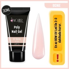 MOZIUR Uv/Led Poly Jel 30ml - Bone