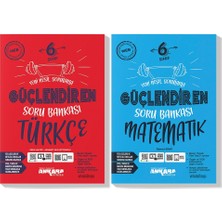 Ankara Yayıncılık 6.Sınıf  Türkçe Matematik Güçlendiren Soru Bankası Seti 2023 2 Kitap