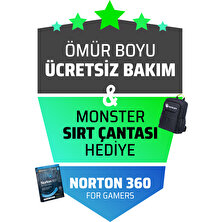 Monster Abra A5 V16.7.3 Intel Core i5 11400H 16GB 500GB SSD GTX1650 Freedos 15.6" FHD Taşınabilir Bilgisayar