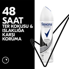 Rexona  Anti-Perspirant Sprey Deodorant Kadın Invisible Black White Ter Kokusuna Karşı  150 ML