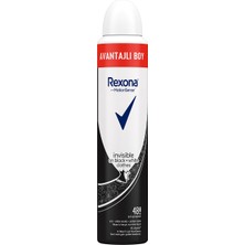 Rexona Invisible Black + White Kadın Sprey Deodorant 200 ml