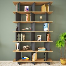 Kalender Dekor AZURE-120 Raflı Kitaplık AZR06