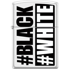 Zippo Çakmak 214-055400 Black White
