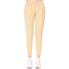 Sportive Wide Sweat Kadın Bej Günlük Stil Eşofman Altı 712108-BEJ