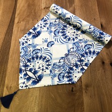 Desenİzmir Damask Desenli Runner Örtü