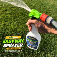 Ekosolfarm Sıvı Çim Gübresi + Easyway Hortum Ucu Sprayer EWS - Çim ve Tüm Bahçe Bitkileriniz İçin Sıvı Solucan Gübresi 10 Litre