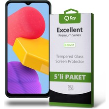Kzy Samsung Galaxy M13 Temperli Ekran Koruyucu Kırılmaz Cam Ekonomik 3'lü Paket