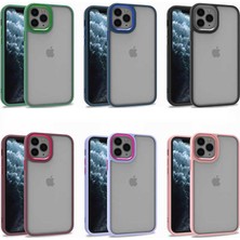 Kılıfmania Apple iPhone 11 Pro Kapak Metal Kamera Korumalı Arkası Şeffaf Silikon Kılıf - Siyah