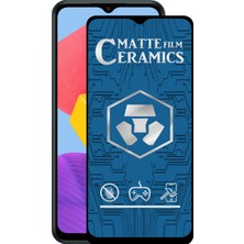 Case World Samsung Galaxy M13 Tam Kaplayan Mat Seramik Nano Esnek Ekran Koruyucu Cam