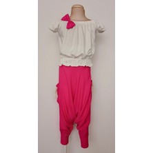 Terzim Ayşenur Kız Çocuk Şalvar Pantolon Büstiyerli