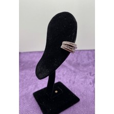 Ressia Kadın Yıldızlı Beş Şerit Kıkırdak Küpe