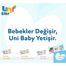 Uni Baby Aktif Oyna Öğren Islak Havlu Mendil 3lü 156 Yaprak