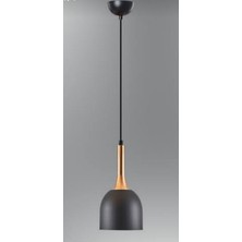 Riolight  Modern Siyah Tekli Metal Sarkıt Avize