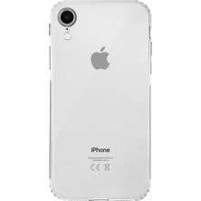 Kzy Apple iPhone Xr Kapak Kamera Korumalı Tıpalı Şeffaf Silikon Kılıf