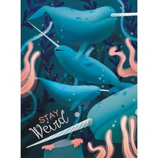 Clementoni - 35070 - Fantastic Animals Yetişkin Puzzle - Narwhal - 500 Parça