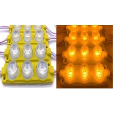 Tawitec Mercek LED 3 Watt - 12 Volt – Direk Güçlü Işık - Kendinden Yapışkanlı - 10 Adet