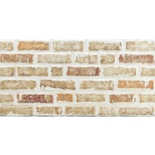 Pan Dekor 5 Adet (2,5m2) x Tuğla Desenli 3 Boyutlu Renkli Strafor Köpük Duvar Kaplama Paneli (BR-550)