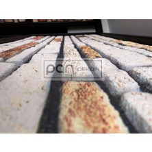 Pan Dekor 5 Adet (2,5m2) x Kesme Taş Desenli 3 Boyutlu Renkli Strafor Köpük Duvar Kaplama Paneli (KS-410)