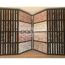 Pan Dekor 5 Adet (2,5m2) x Minik Taş Desenli 3 Boyutlu Renkli Strafor Köpük Duvar Kaplama Paneli (MN-605)