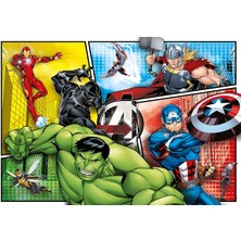 Clementoni 27284 Supercolor Puzzle Avengers, 104 Parça