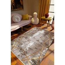 10 Post Online Klasik Eskitme Vizon Dijital Baskı Halı Kaydırmaz Ince Yıkanabilir