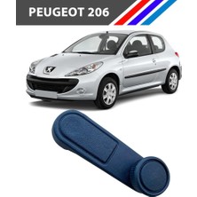 Otozet Peugeot 206 Cam Açma Kolu 1 Adet Siyah Renk 1997 - 2014