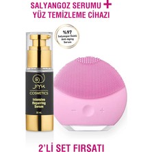 Jiyu Salyangoz Özütlü Serum 30 ml + Yüz Temizleme Cihazı Günlük Cilt Bakım Seti