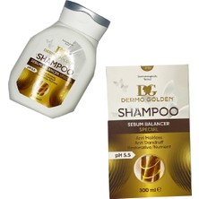Dermo Golden Dökülme Ve Kepeğe Karşı Onarıcı Besleyici Şampuan
