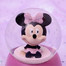 Keyfim Shop Mickey Mouse Temalı Orta Boy Işıklı Müzikli Kar Küresi