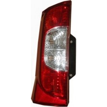 Pleksan 2008 - 2017 Peugeot Bipper Stop Lambası Sol Kırmızı - Beyaz (Bagaj Kapağı Yana Açılan Tip) (Pleksan) (Oem NO:1353206080)